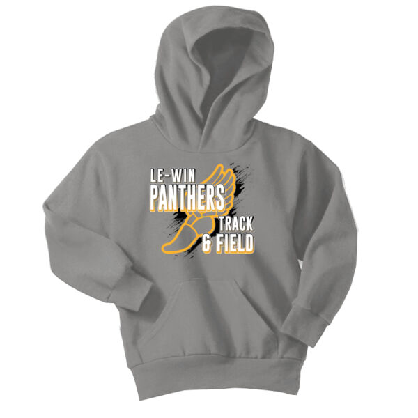 Le-Win JH Track 2026 Logo 1 - Youth Core Fleece Pullover Hooded Sweatshirt Thumbnail