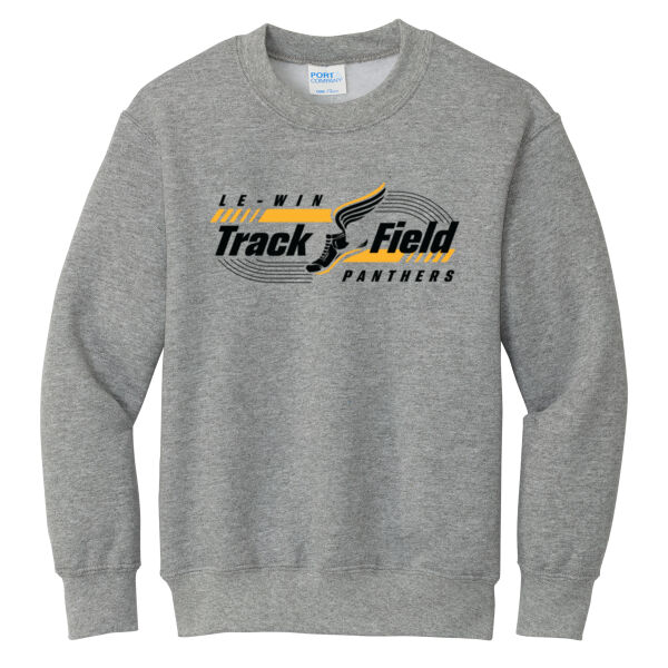 Le-Win JH Track 2026 Logo 2 - Youth Core Fleece Crewneck Sweatshirt Thumbnail