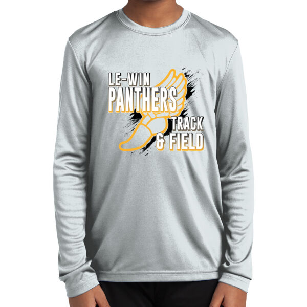 Le-Win JH Track 2026 Logo 1 - Youth Long Sleeve PosiCharge ® Competitor Tee Thumbnail