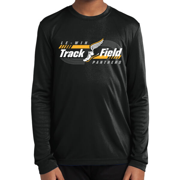 Le-Win JH Track 2026 Logo 2 - Youth Long Sleeve PosiCharge ® Competitor Tee Thumbnail